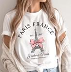 T-shirt Summer vibes in Paris, Kleding | Dames, Wit, Trendy, Nieuw, Ophalen of Verzenden