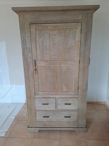 Modern landelijke kast, Huis en Inrichting, Kasten | Dressoirs, Ophalen, 100 tot 150 cm, Eikenhout, 25 tot 50 cm