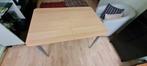 Uitschuifbare eettafel met 4 stoelen, Huis en Inrichting, 100 tot 150 cm, Vierkant, Zo goed als nieuw, Vijf personen of meer