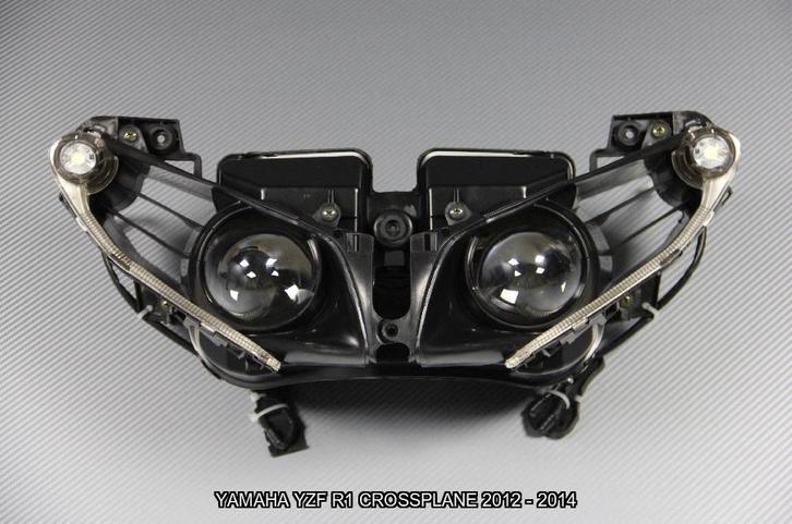 Koplamp / Voorlicht AVDB YAMAHA YZF R1 CROSSPLANE 2012 2014, Motoren, Accessoires | Overige, Nieuw, Ophalen of Verzenden