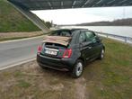Fiat 500 cabriolet automaat, Auto's, Fiat, Automaat, Adaptieve lichten, Cabriolet, Zwart