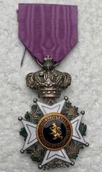 Medaille, Ridder in de Orde van Leopold-1, Burger versie 2-T, Verzamelen, Ophalen of Verzenden, Landmacht, Lintje, Medaille of Wings