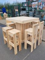 Tuintafel, bar of partytafel met stoelen naar keuze!TOPPER, Tuin en Terras, Ophalen of Verzenden, Zo goed als nieuw