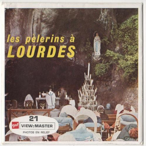 View-master Lourdes De Pelgrims C 182, Antiek en Kunst, Antiek | Speelgoed, Ophalen of Verzenden