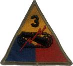 Patch US ww2 3rd Armored Division Greenback, Collections, Objets militaires | Seconde Guerre mondiale, Autres