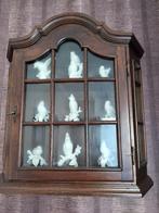 wandkast met glazen deuren, Huis en Inrichting, Ophalen, Gebruikt, Met hangruimte