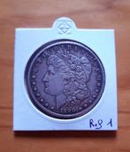 USA 1890 Zilveren Morgan dollar ('S' San Francisco) Near UNC, Verzenden, Noord-Amerika, Losse munt, Zilver