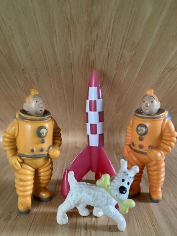STRIPFIGUREN KUIFJE, BOBBIE , RAKET NAAR DE MAAN . beschikbaar voor biedingen