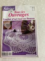 Magazine CROCHET D’ART TOUT EN FINESSE, impeccable, Hobby & Loisirs créatifs, Tricot & Crochet, Crochet, Utilisé, Enlèvement ou Envoi