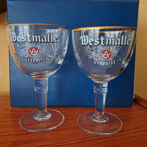 2 verres de WESTMALLE Trappist - 5€ chacun, Collections, Marques de bière, Neuf, Enlèvement ou Envoi