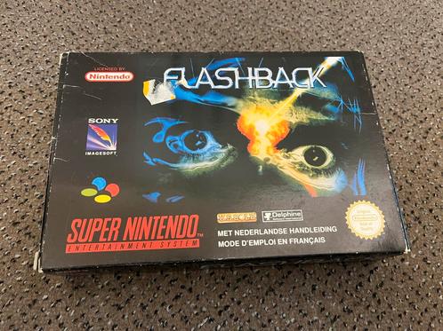 Snes FLASHBACK uit 1993 CIB 🎮🎮🎮, Games en Spelcomputers, Games | Nintendo Super NES, Zo goed als nieuw, Avontuur en Actie, 1 speler