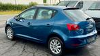 Seat Ibiza 5 portes 1.2i  2015  122.000km, Euro 5, Zwart, Blauw, 1198 cc