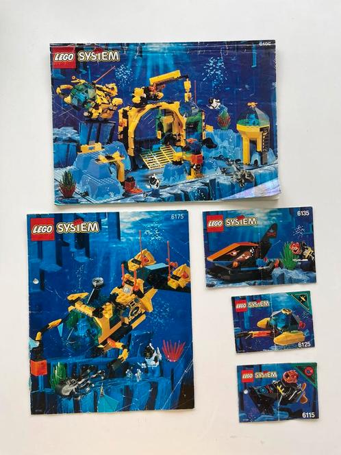 Vintage Lego bouwboekje Aquanauts, Enfants & Bébés, Jouets | Duplo & Lego, Utilisé, Lego, Enlèvement ou Envoi