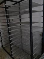 HORECA GRAND RAYONNAGE 160X50 AVEC GRILLES 80X50 ECHELLE, Maison & Meubles, 150 à 200 cm, Utilisé, 50 à 75 cm, 150 à 200 cm