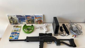 Nintendo wii set + 5games beschikbaar voor biedingen