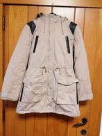 Manteau hiver beige à capuche taille M, Ophalen of Verzenden, Gedragen, Beige