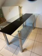 A vendre table + chaise, Glas, Zo goed als nieuw, Ophalen
