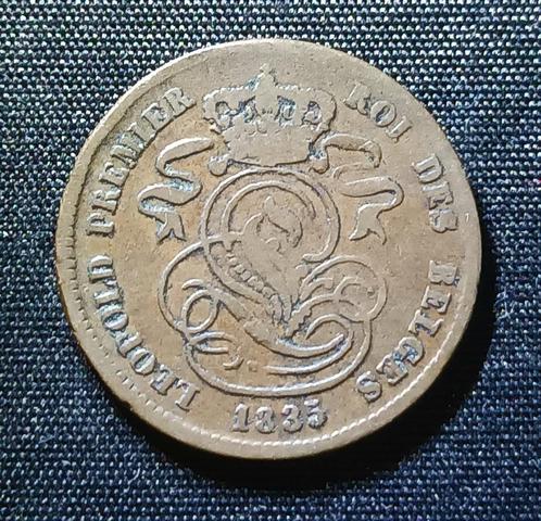2 cent 1835 Leopold I, Postzegels en Munten, Munten | België, Losse munt, Verzenden