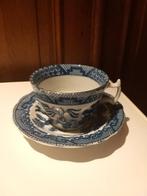 Tas en ondertas in Delfts blauw, Comme neuf, Enlèvement ou Envoi, Porcelaine, Tasse et/ou soucoupe