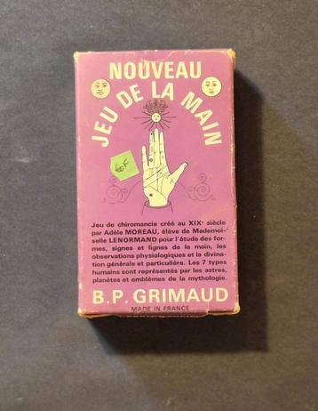 Anciennes Cartes B.P. Grimaud " Nouveau Jeu De La Main" beschikbaar voor biedingen