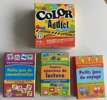 4 jeux de poche pour enfants ou groupes à partir de 5/6 ans beschikbaar voor biedingen