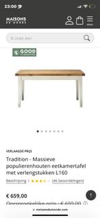 Eettafel, Huis en Inrichting, Tafels | Eettafels, Ophalen, Gebruikt