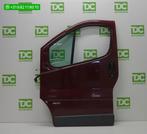 Renault Trafic ('01-'14) Voorportier links Bordeaux rood, Auto-onderdelen, Deur, Gebruikt, Ophalen of Verzenden, Links