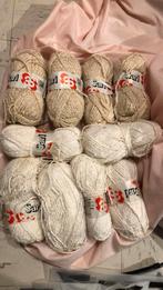 Breigaren Sari van 3suisse 4/ beige en 6/ wit, Hobby en Vrije tijd, Breien en Haken, Ophalen of Verzenden, Zo goed als nieuw