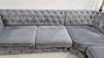 Canapés d’Angle 3+2 Places en Velours Gris, Maison & Meubles, Canapés | Salons, Quatre personnes ou plus, Banc droit, Comme neuf