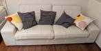 IKEA Kivik 3-zitsbank in gebroken wit leer, Huis en Inrichting, Zetels | Zetels, Ophalen, Gebruikt, Leer