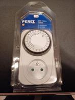 Perel 24u timer schakelklok met stekkerblok 3500W, Doe-het-zelf en Bouw, Ophalen of Verzenden, Nieuw, Schakelaar