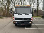 Mercedes 914 Takelwagen met kraan en schuifplateau 99259km!!, Auto's, Vrachtwagens, Wit, Mercedes-Benz, Radio, 2 deurs