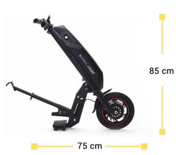 Blumil Handbike (-200km), Enlèvement, Pliant, Comme neuf
