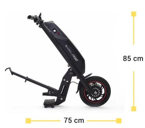 Blumil Handbike (-200km), Diversen, Rolstoelen, Zo goed als nieuw, Inklapbaar, Ophalen
