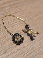 WWII US "military college/artillery" sweetheart, Verzamelen, Ophalen of Verzenden