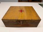 Vintage apothekers verbanddoos uit 1962, Huis en Inrichting, Minder dan 50 cm, Gebruikt, Eikenhout, Minder dan 50 cm