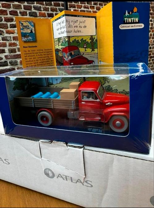 Kuifje auto rode vrachtwachten zw. rotsen1:43 atlas nieuw, Verzamelen, Stripfiguren, Nieuw, Kuifje, Ophalen of Verzenden