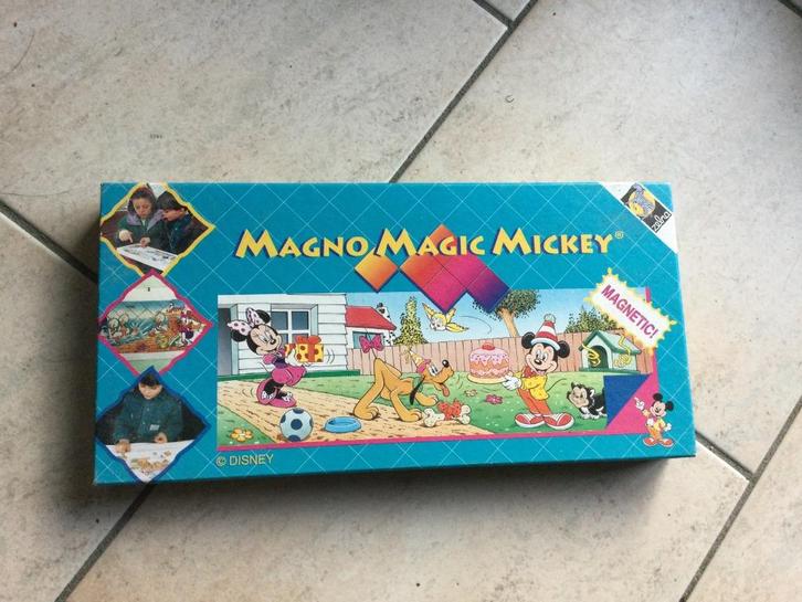 PUZZEL „ZEBRA” MAGNO MAGIC MICKEY/LADY TRAMP/SNEEUWWIT, Antiek en Kunst, Antiek | Overige Antiek, Ophalen of Verzenden