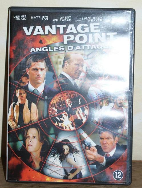 DVD Vantage Point (Angles d'attaque) avec Dennis Quaid, CD & DVD, DVD | Thrillers & Policiers, Comme neuf, Thriller d'action, À partir de 12 ans