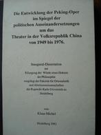 Opéra de Pékin - Klaus Michel, Heidelberg 1982., Comme neuf, Autres sujets/thèmes, Klaus Michel, Enlèvement ou Envoi