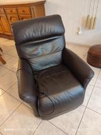 Relax zetel bruin, Huis en Inrichting, Zetels | Zetels, Ophalen, Gebruikt, Eenpersoons, Rechte bank