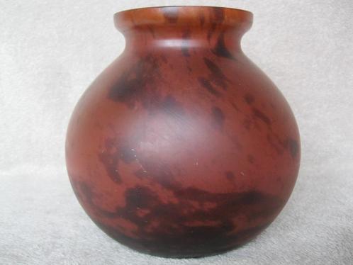 Mooie bolle vaas pate de verre de Lorrain Daum, Antiquités & Art, Antiquités | Vases, Enlèvement