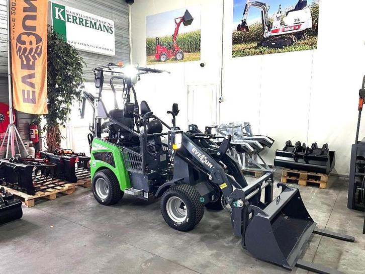 EVERUN ER08EH Elektrische kniklader minishovel, Zakelijke goederen, Machines en Bouw | Kranen en Graafmachines, Wiellader of Shovel