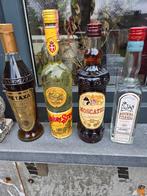 4 oude ongeopende flessen alcohol