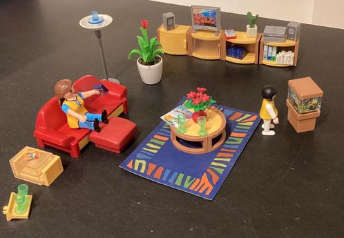 Playmobil 4282: Salon pour maison moderne., Kinderen en Baby's, Speelgoed | Playmobil, Zo goed als nieuw, Complete set, Ophalen of Verzenden