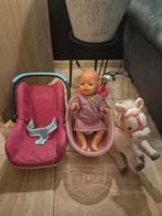 Leuk Poppenset, Kinderen en Baby's, Speelgoed | Poppen, Ophalen, Gebruikt, Babypop