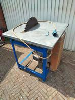 Zware tafelzaagmachine 3pk,3fasen, Doe-het-zelf en Bouw, Ophalen, Gebruikt, 1200 watt of meer, 70 mm of meer