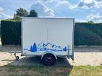 Gesloten aanhangwagen 750 KG(250cm L x150cm br x180 cm hoog), Auto diversen, Ophalen, Zo goed als nieuw