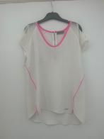 Calvin Klein blouse maat S, Wit, Ophalen of Verzenden, Zo goed als nieuw, Korte mouw