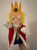 Vintage Dr Rolf Ottmuller Koning Houten Hoofd Handpoppet, Ophalen of Verzenden, Gebruikt, Overige typen